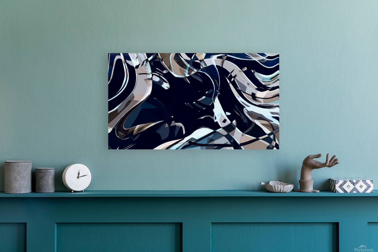 Calme bleu Reproduction