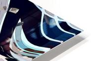 Calme bleu HD Metal print