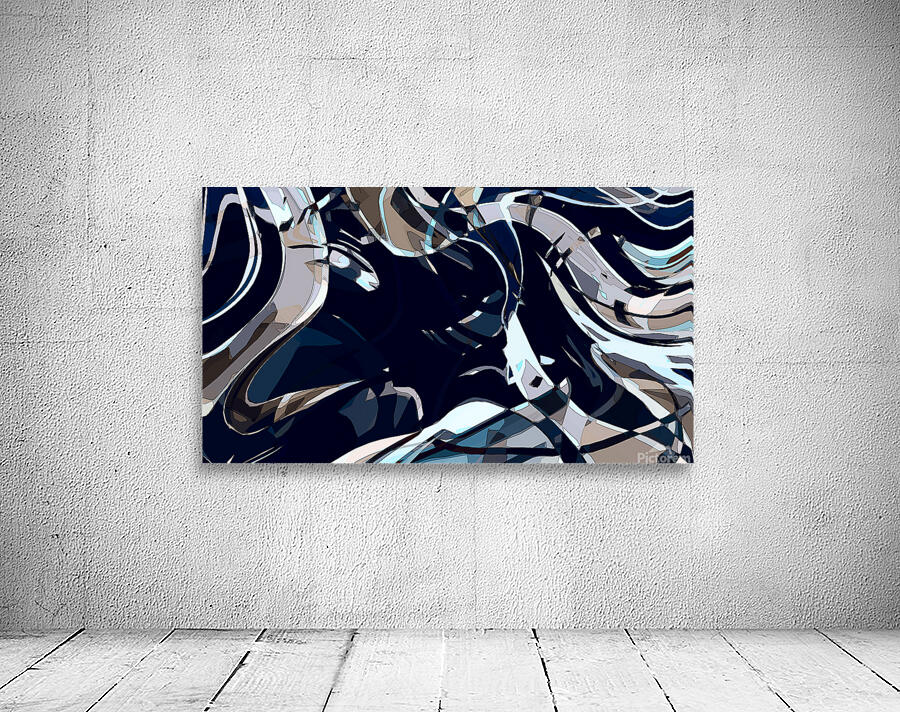 Calme bleu Wall Preview