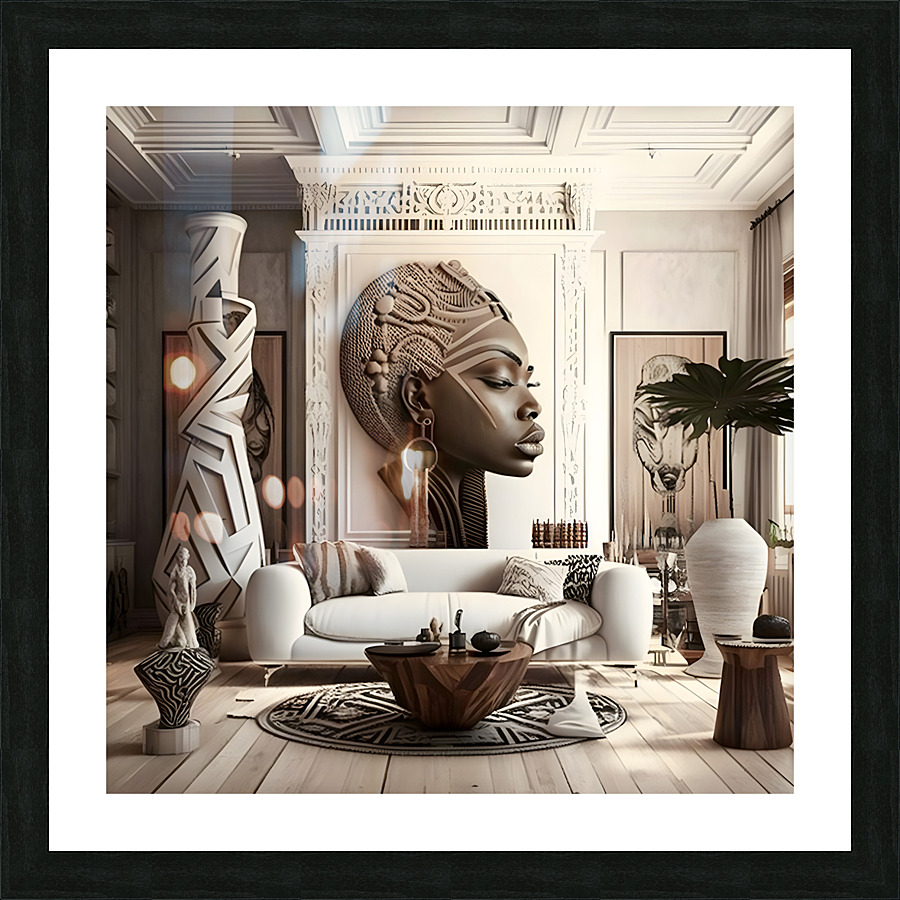 Brown Soulful  Picture Frame print