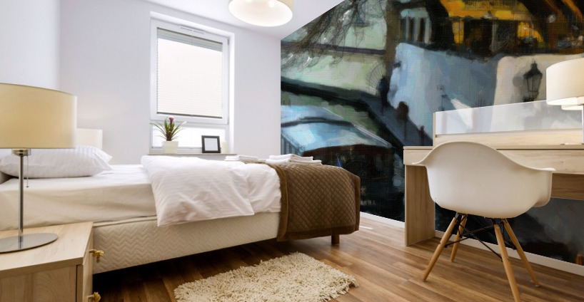 Afternoon Water Way  Mural print