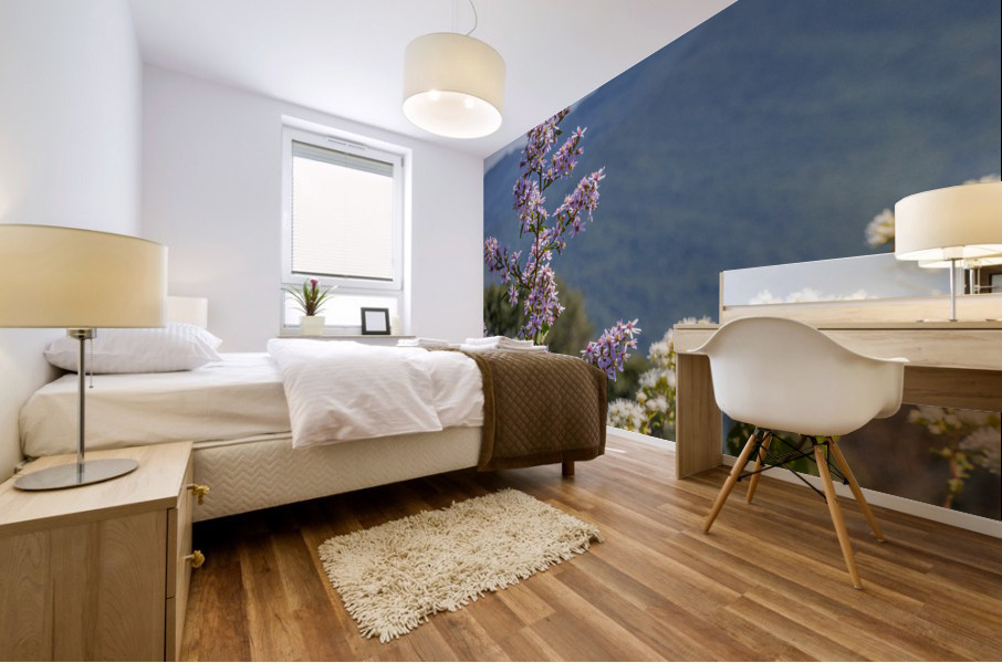 Mountain Lavenders Mural print