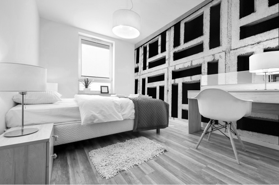 Geometric Stone Pattern Mural print