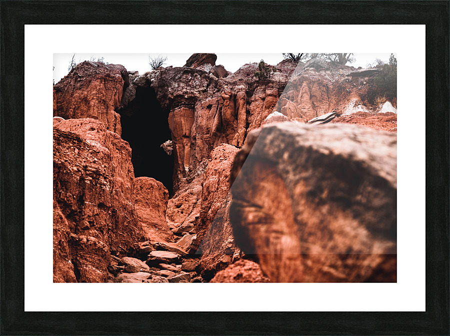 Juniper Cliffside Trail   Palo Duro Canyon Picture Frame print