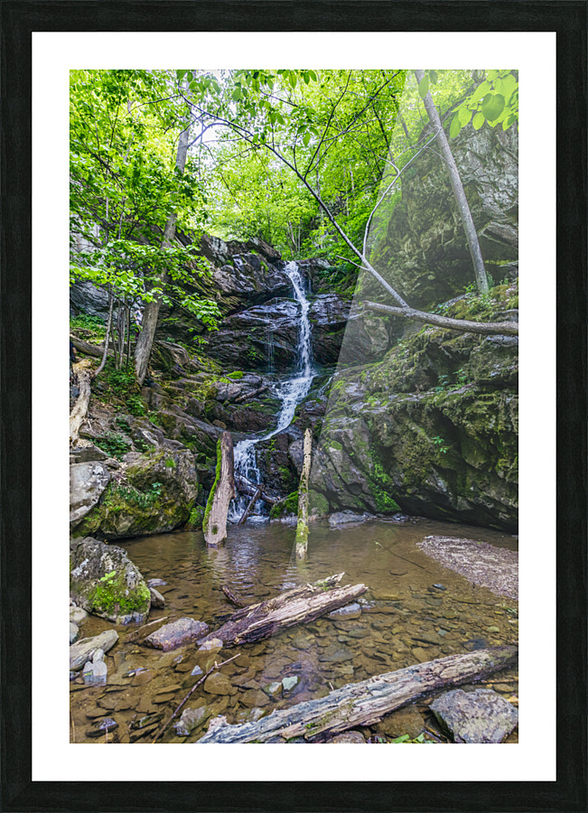 Doyles River Falls Picture Frame print