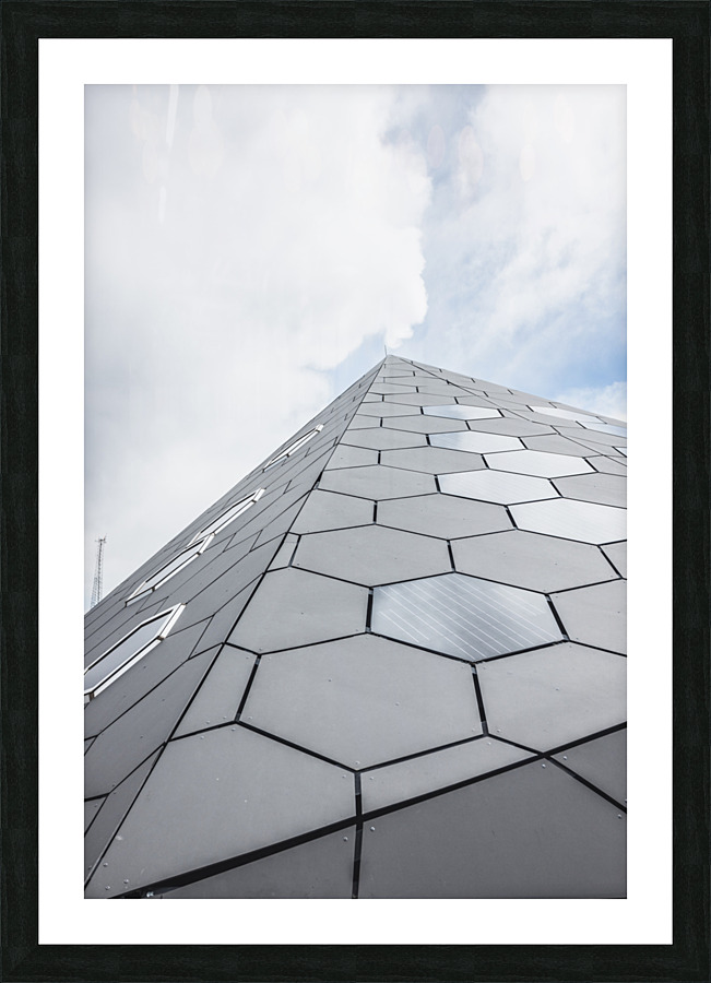 Geometric Building - Color Picture Frame print