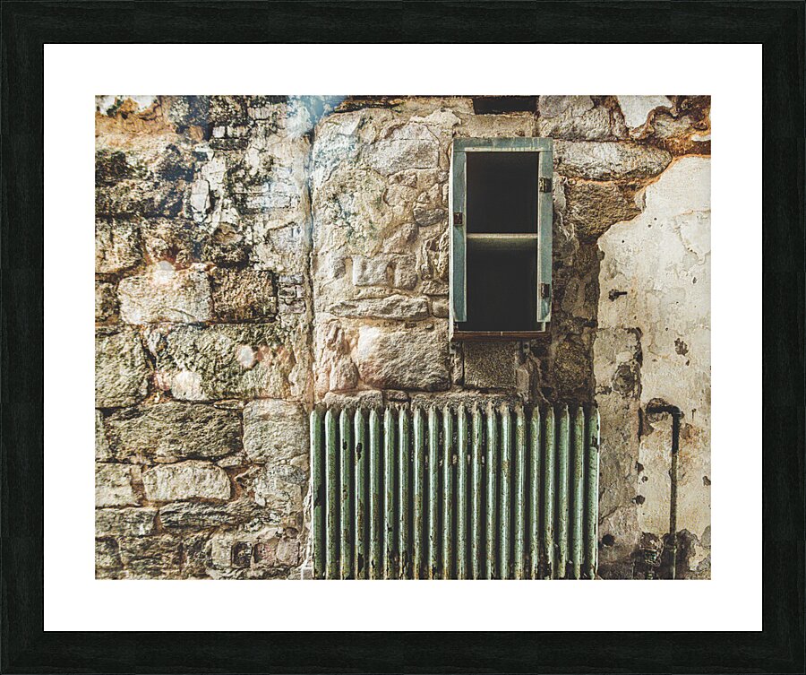 Patterns and Textures at Eastern State Penitentiary Picture Frame print