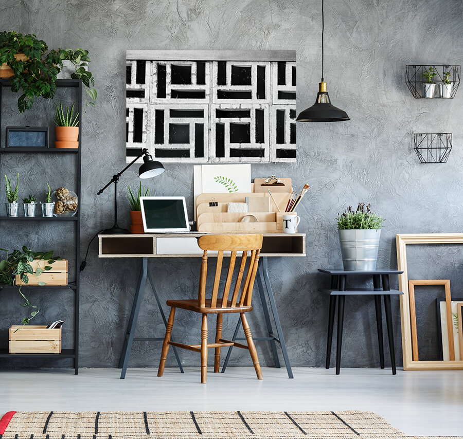 Geometric Stone Pattern Reproduction