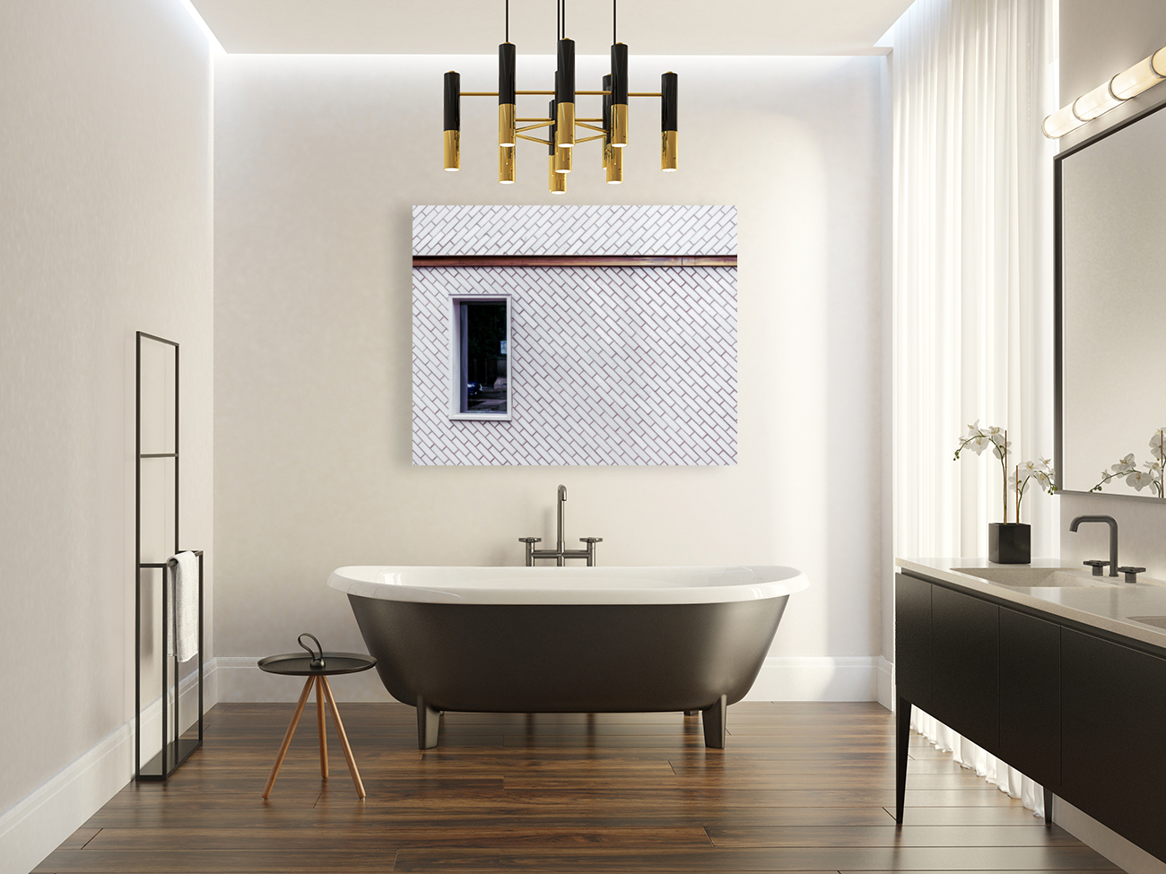 Geometric Tile Wall Reproduction
