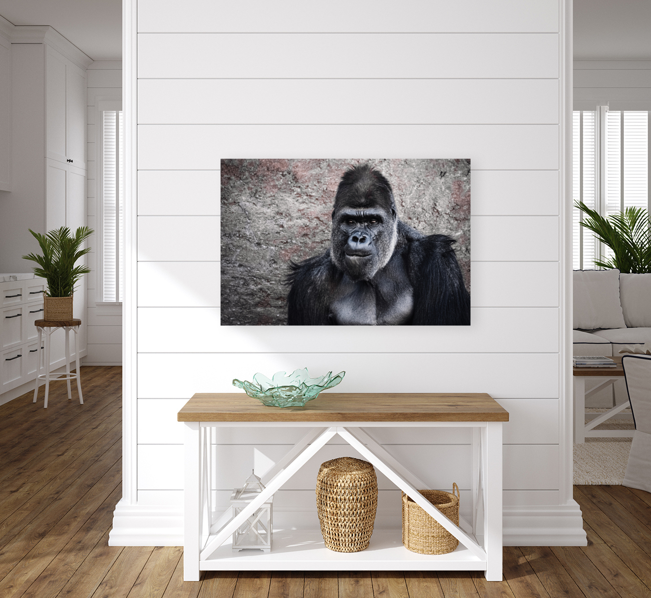 Gorilla Portrait Reproduction