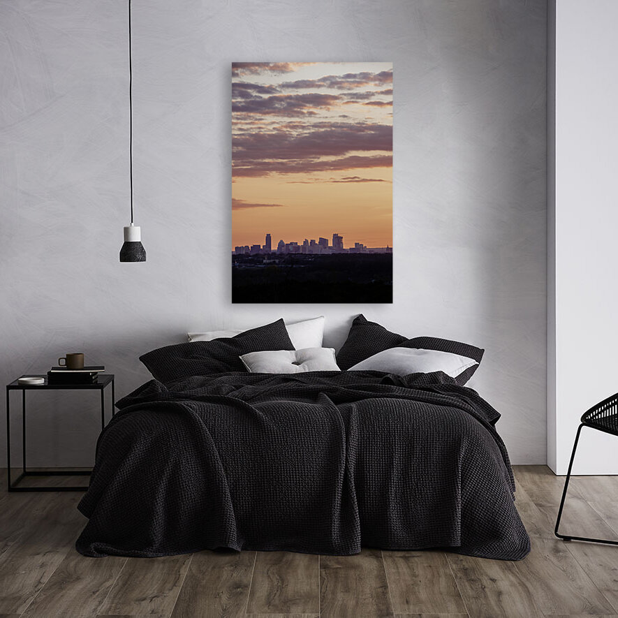 Austin Skyline At Sunset Reproduction
