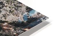 Train in the Mountains HD Metal print