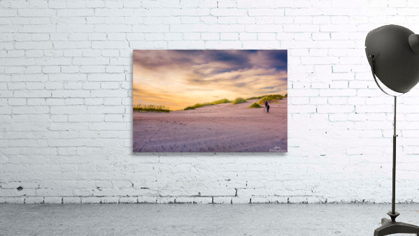 Stroll Through Vast Sand Dunes Wall Preview