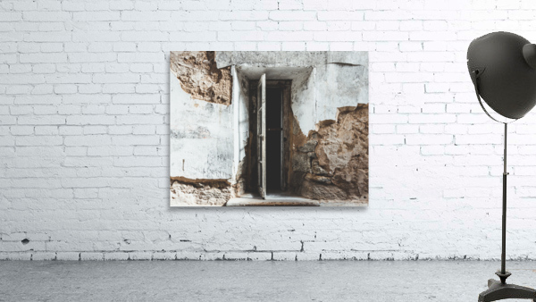Decaying window at Eastern State Penitentiary Wall Preview