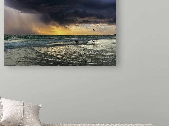 South Lido Beach- Storm Rolling In by Alyssa Kay Photography