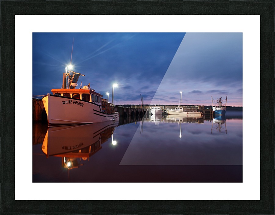 Setting Day Picture Frame print