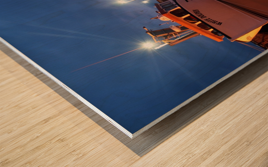 Setting Day Wood print