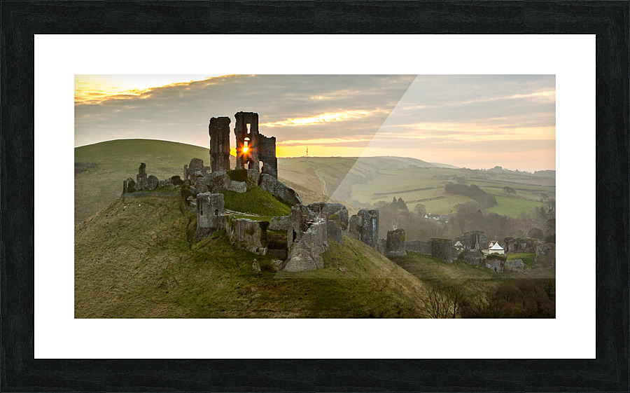 WARM WINDOWS Picture Frame print