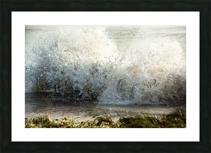 SURF SPLATTER Picture Frame print