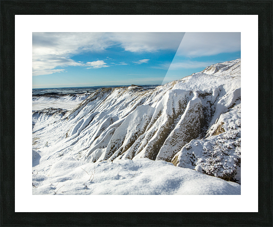 POWDER PEAKS Picture Frame print