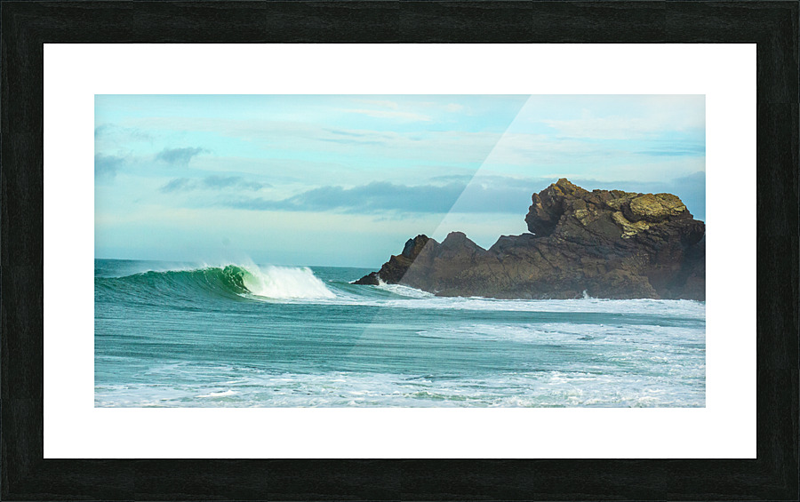 LONELY LINE UP Picture Frame print