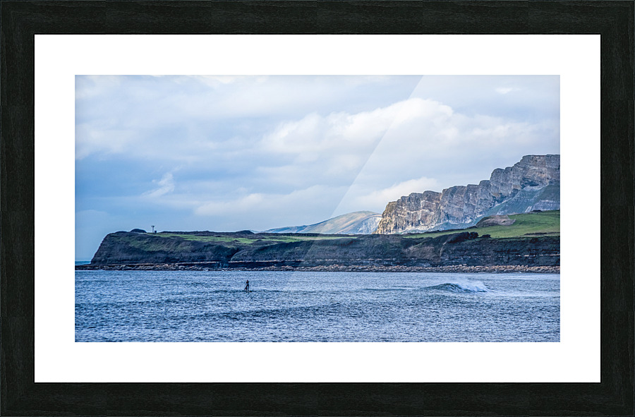 SUN KISSED CLIFFS Picture Frame print