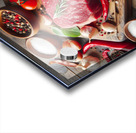 fresh raw steak meat on wooden board with rosemar 1714412266.5902 Acrylic print