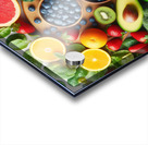 Health food for fitness concept with fruit vegeta Acrylic print