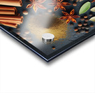 Spices on black background 4 Acrylic print