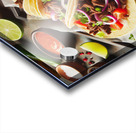 Delicious tacos on a plate placed on wooden table 1714682769.5112 Acrylic print