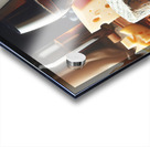 Cheese wine grapes on food composition in dark ke 1714825964.6358 Acrylic print