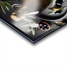 a bottle of extra virgin olive oil on a rustic ba 1714940180.9181 Acrylic print