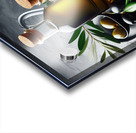 a bottle of extra virgin olive oil on a rustic ba 1714940173.2876 Acrylic print