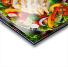 Chicken salad with tomato lettuce on wooden board 1715271873.2538 Acrylic print