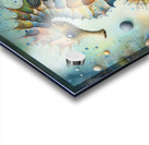 299 Mixed media painting of a whimsical seahorse. Acrylic print