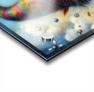 399 Mixed media painting of a whimsical nome Acrylic print