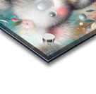 57 Mixed media painting of a whimsical koala Acrylic print