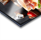 34 Sandwich bread tomato lettuce and yellow chees Acrylic print