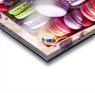 62 Assorted Colored Macaroons in Box Acrylic print