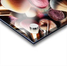 109 Close Up View of Makeup Brushes with a Variet Acrylic print