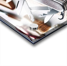 170 Swiss army knife on white table Acrylic print