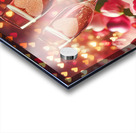 202 Two champagne glasses filled with sparkling w Acrylic print