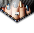 245 Close up of a woman s hand displaying a strik Acrylic print