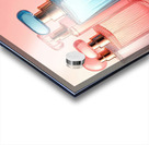 278 Five Pink and Blue Perfume Bottles Perfectly Acrylic print