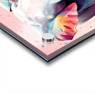 floral elephant Acrylic print