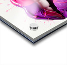 Lips and fluids Acrylic print