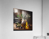olive oil olives still life 10 Acrylic Print