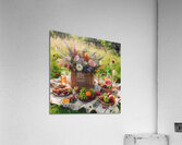 picnic basket in the countryside 1 Acrylic Print