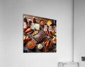 meats to prepare meats for barbecue selection of  1714757294.904 Acrylic Print