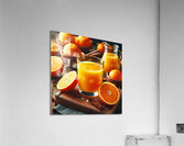 natural orange juice food 9 Acrylic Print
